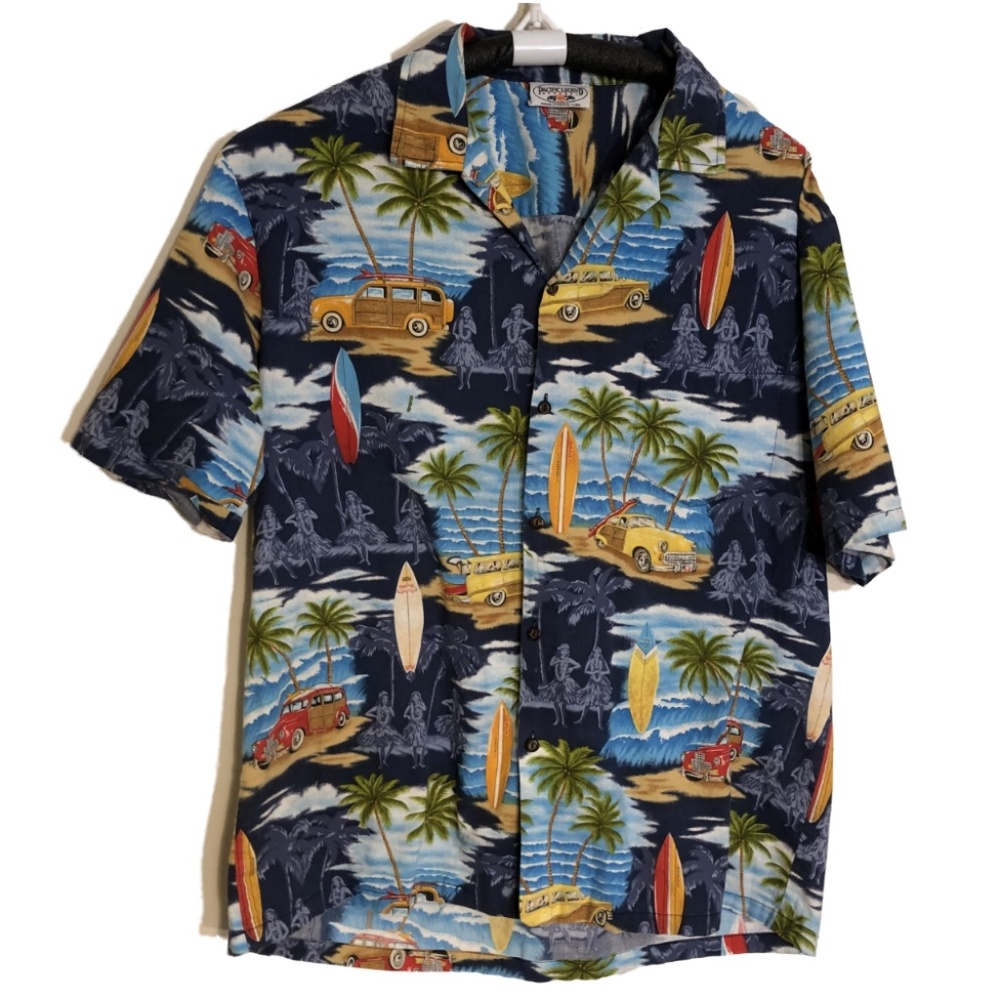 3/$29 Pacific Legends Cotton Hawaiian Aloha Shirt
